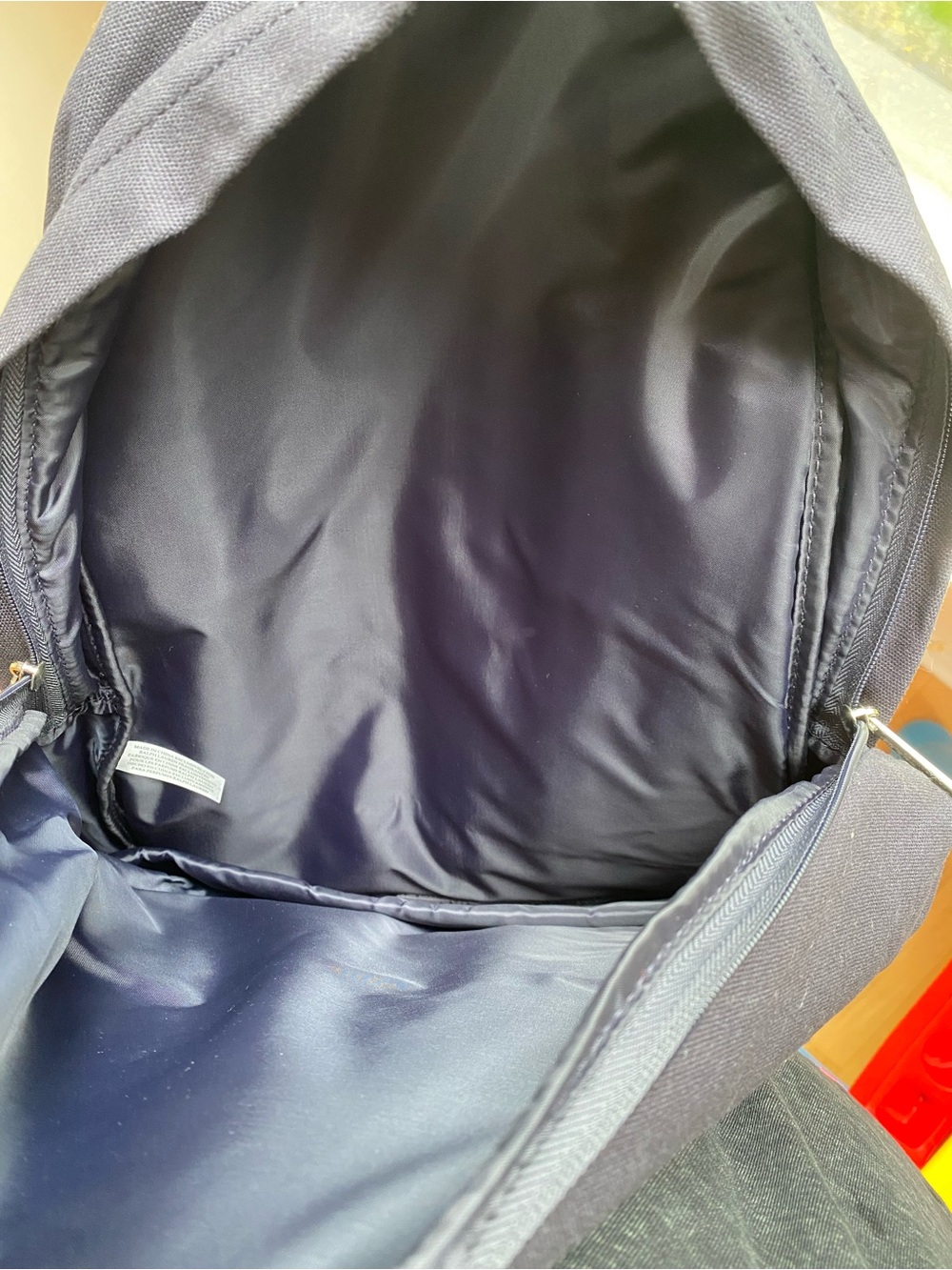 Polo by Ralph Lauren Dark Blue Backpack with White Logo - Picture 5 of 5